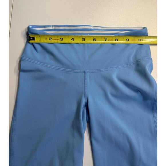 Lilly Pulitzer Weekender Luxletic Midi Legging Whisper Blue Beach Happy Size XXS - Picture 7 of 9